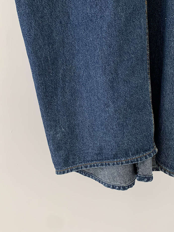 2016s "miumiu" Denim Stripe Skirt 복제