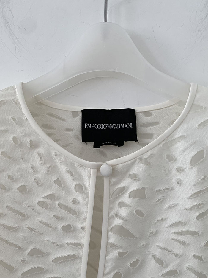 00's "Emporio Armani" cotton Shirt Jacket