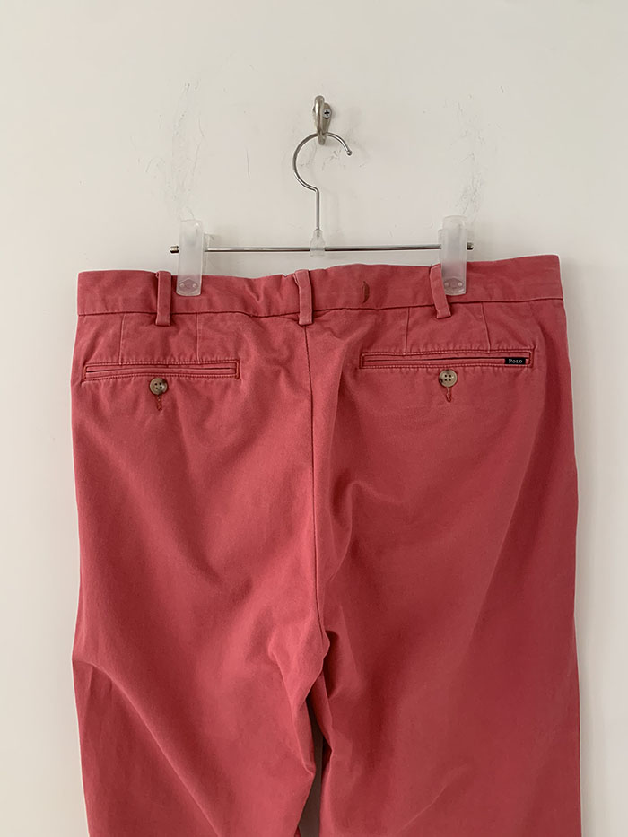 90's "Polo Jeans" Washed Blue Chino Pants 복제