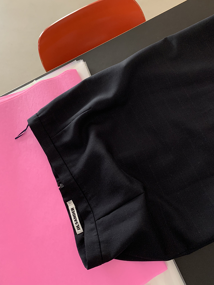 00's "JIL SANDER" wool Skirt 복제