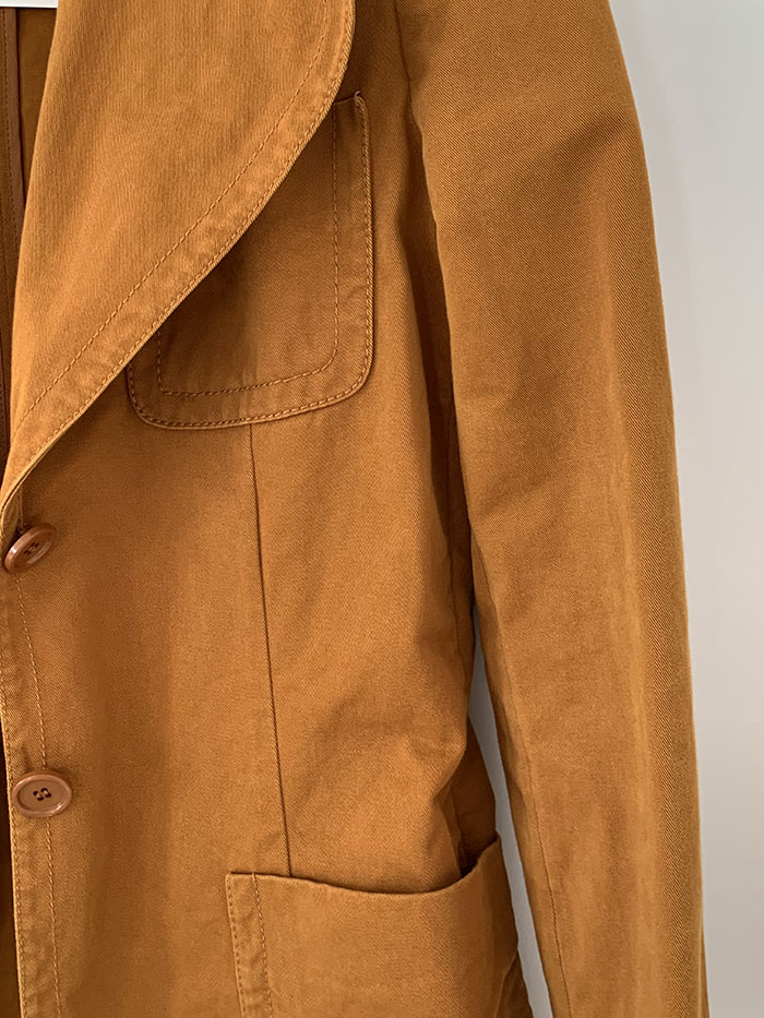 00's "PRADA" viscose blue short Jacket 복제