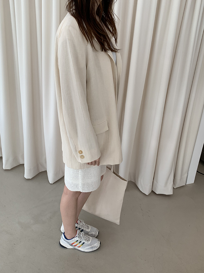 90's "JIL SANDER" silk Summer Jacket