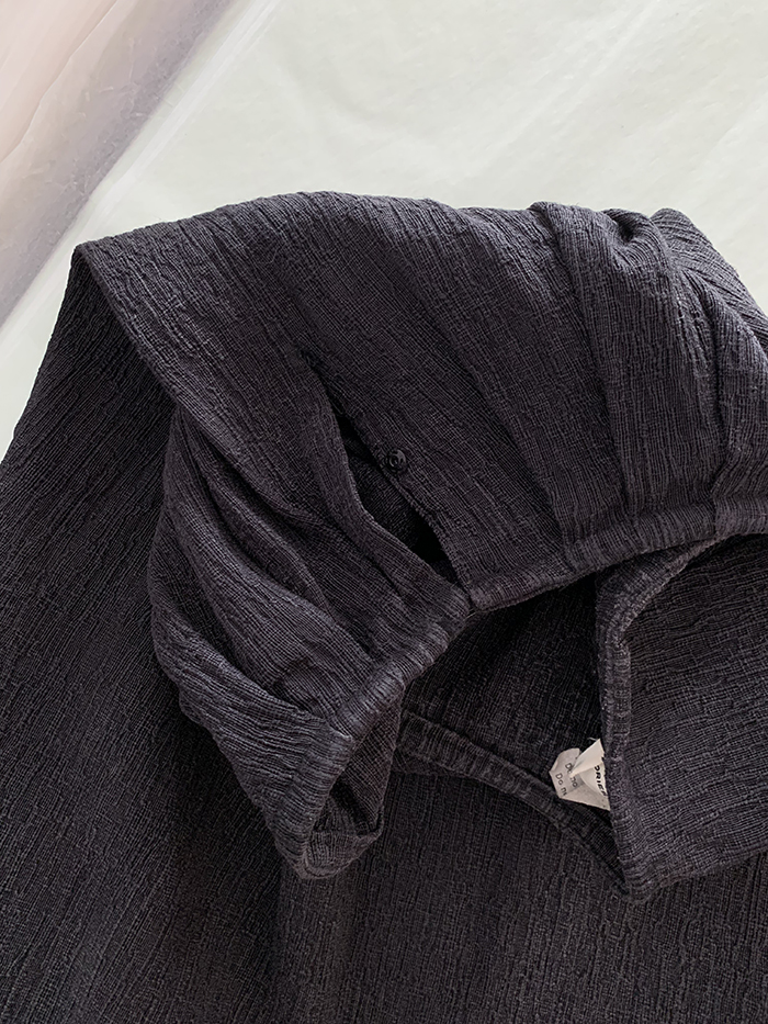 00's "Dries Van Noten" silk see through skirt 복제