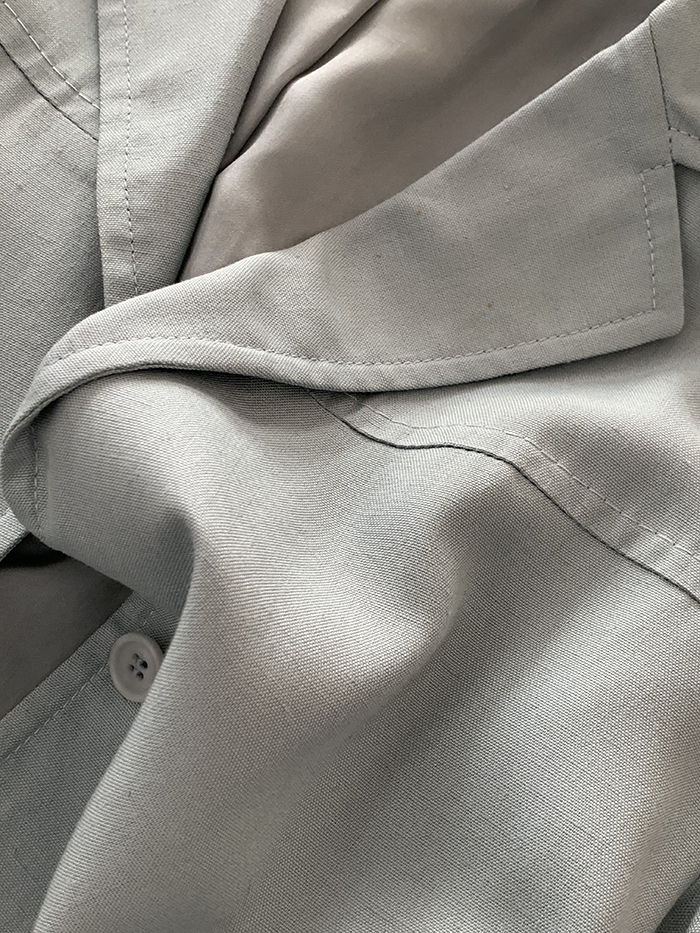 00's "PRADA" blue short Jacket