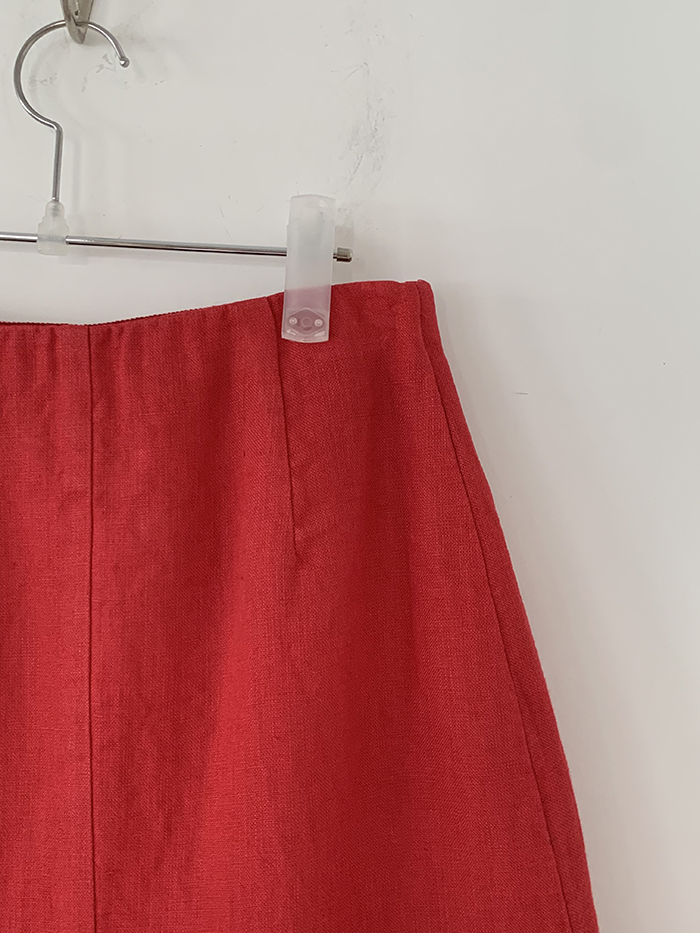 00's "Prada" cotton x linen Skirt 복제