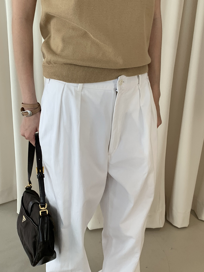 90's "J.Crew" Pintuck chino Pants