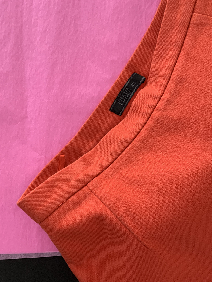 00's "Prada" cotton Skirt