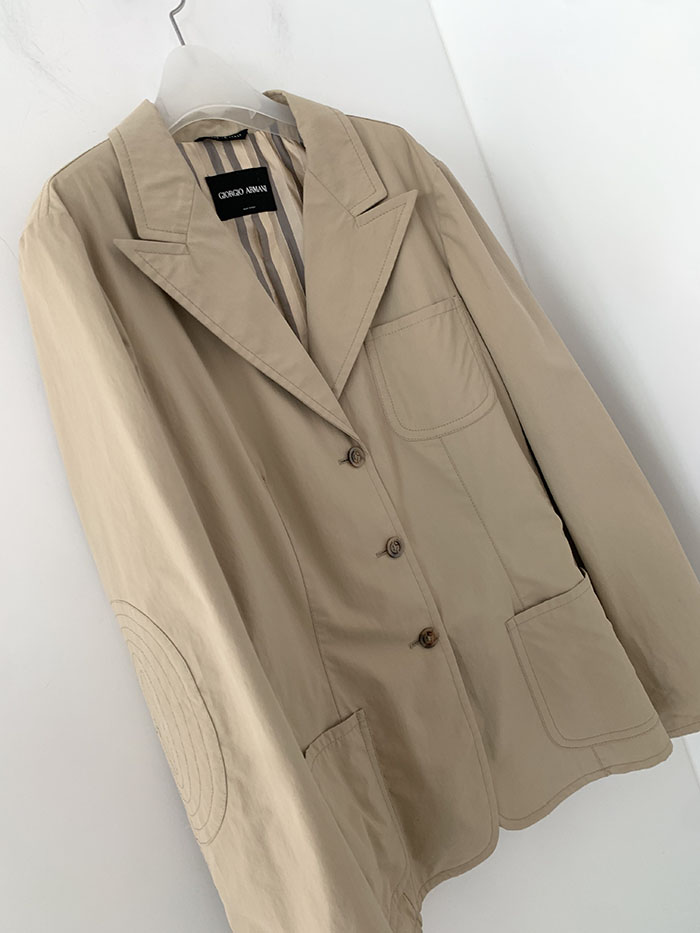 00's "Giorgio Armani" cotton Jacket 복제