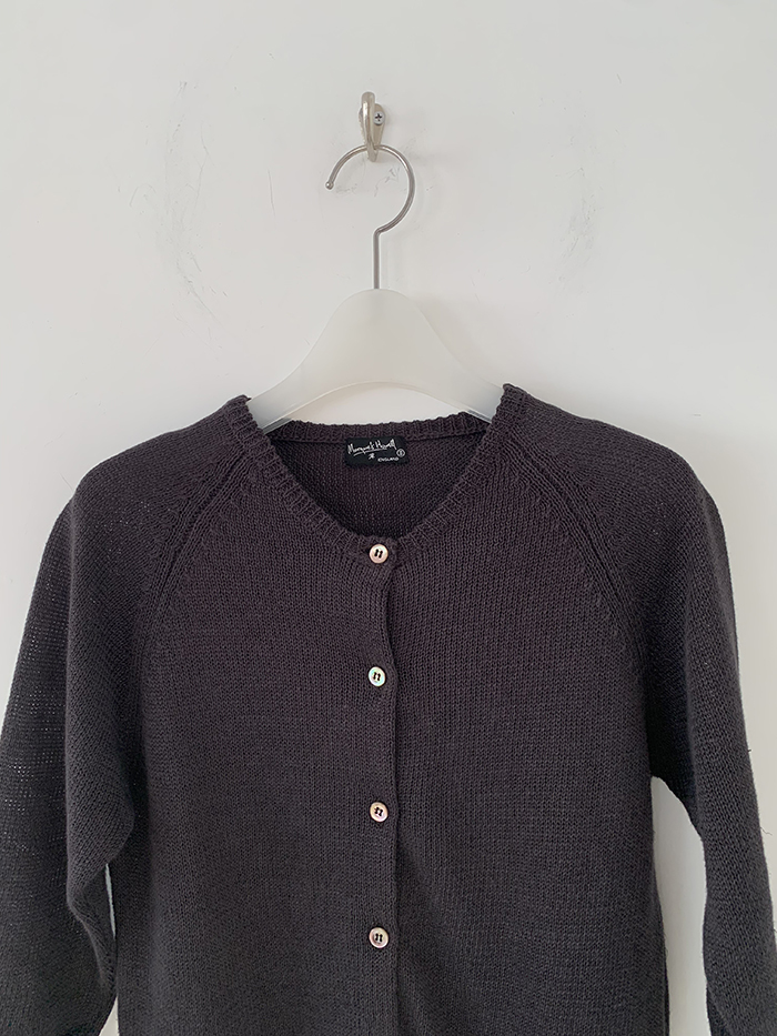 90's "Margaret Howell" wool pique Knit 판완 복제