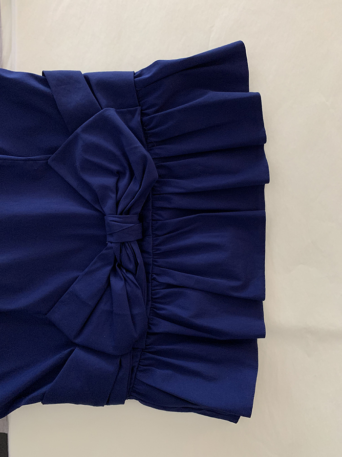 00's "PRADA" rayon x nylon crop Top 복제