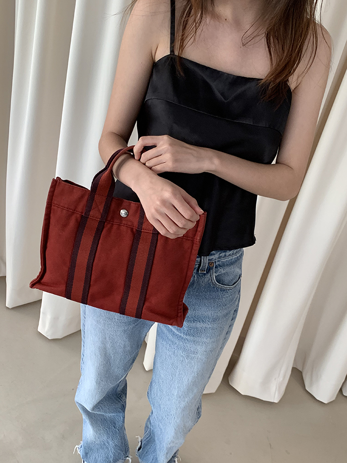 Vintage "Hermes" Fourre Tout Bag (Distressed) 복제 복제