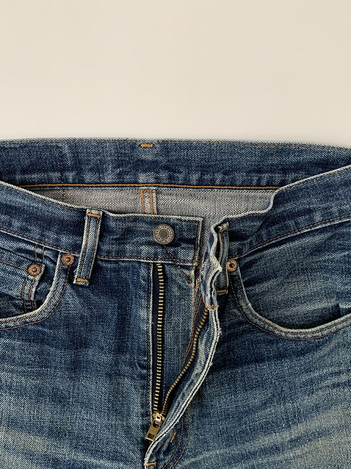 90's Levi's 502 - size 27-28 (Big E Selvage Red line) 복제