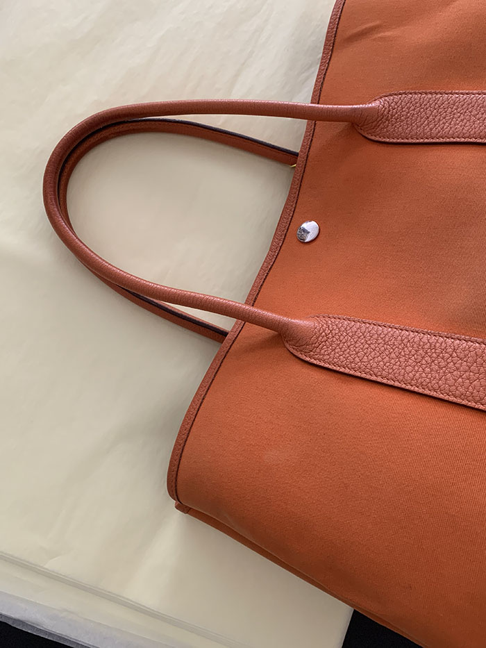 00's Vintage "Hermes" Garden Party Bag
