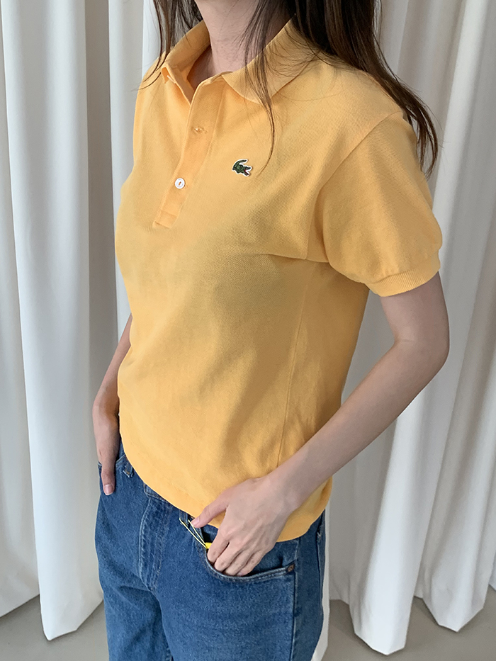 80's "Lacoste" Cotton Pique Shirt