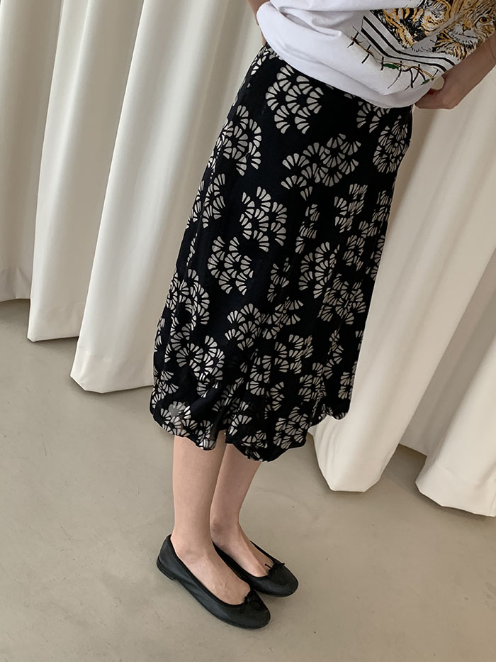 00's "Giorgio Armani" Black Skirt 복제 복제