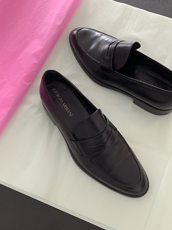 00s "Giorgio Armani" Loafer Shoes