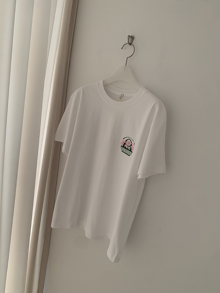 (new product) "Melbourne Flower Garden Show" T-shirt (White)
