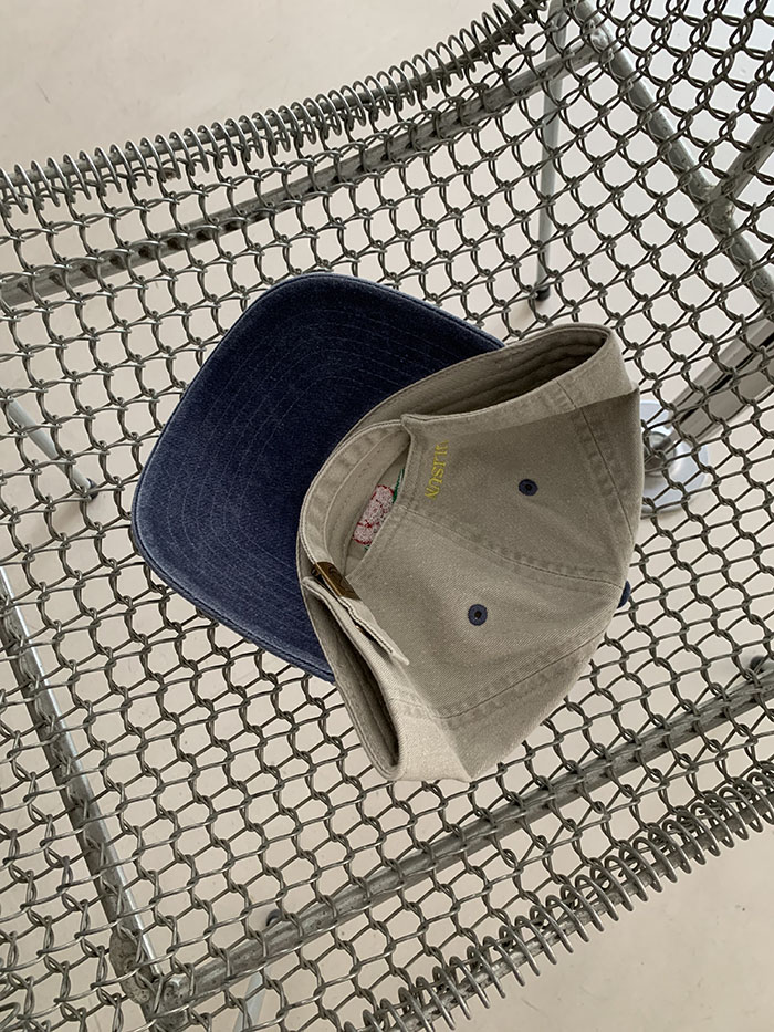 (new product) "Cherry Country Club" Cap sand/blue (two-tone)