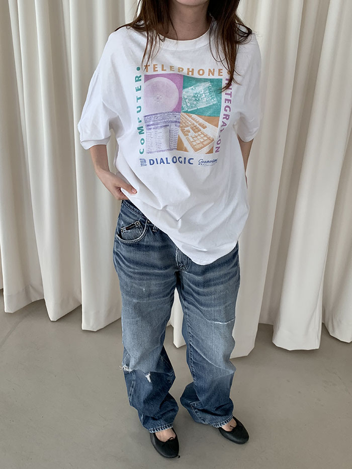 90's "Gammalink" USA T-shirt