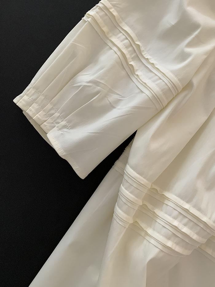 00's "miumiu" viscose rayon back button Blouse 복제