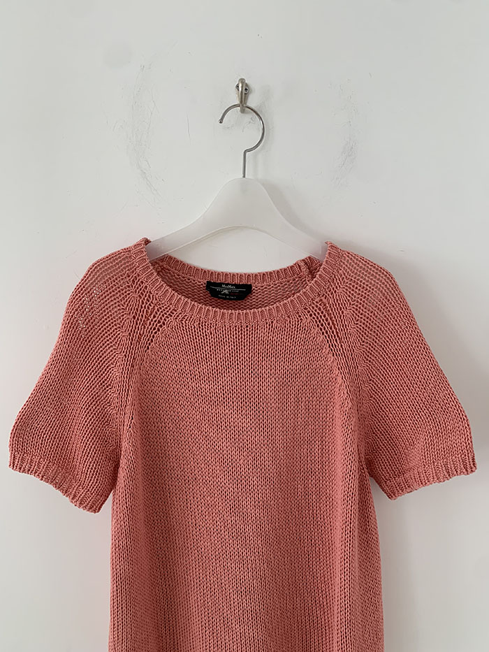 S MaxMara Linen Reglan Knit 복제