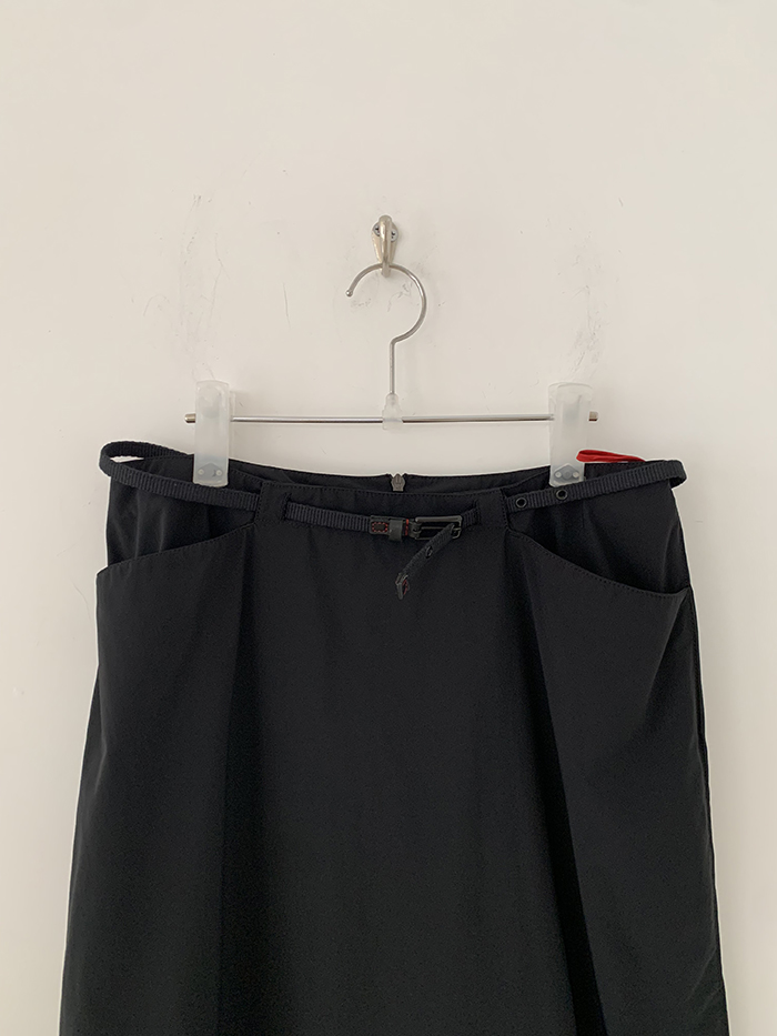00's "PRADA" linen Skirt 복제