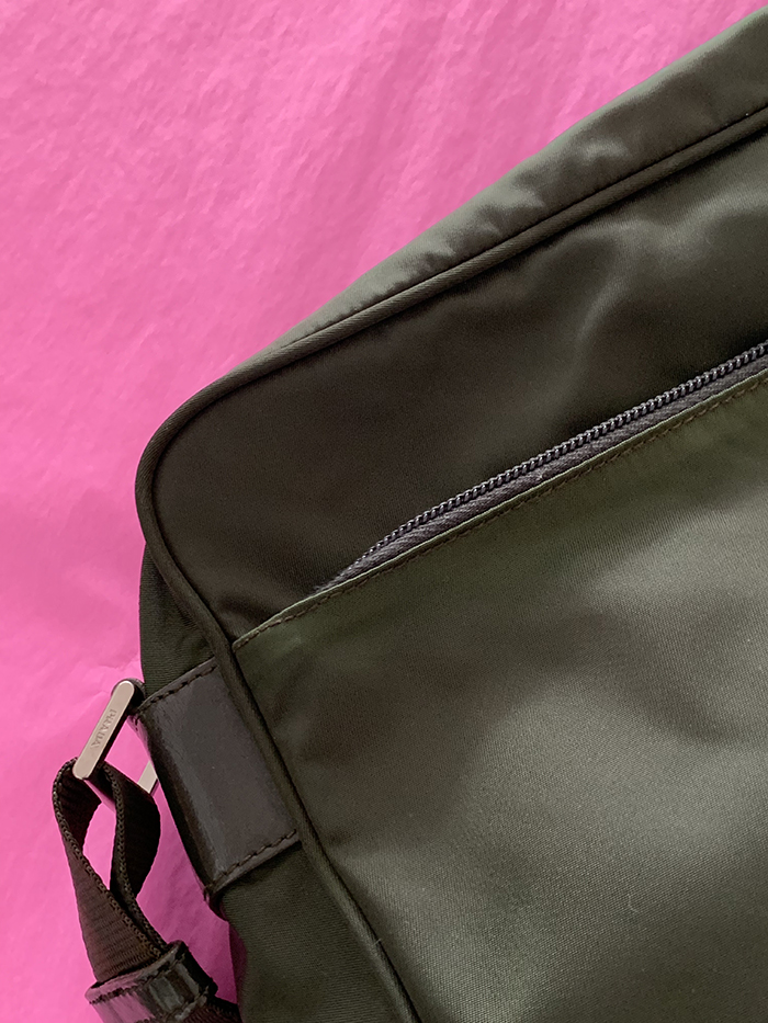 00's "PRADA" polyester Cross Bag