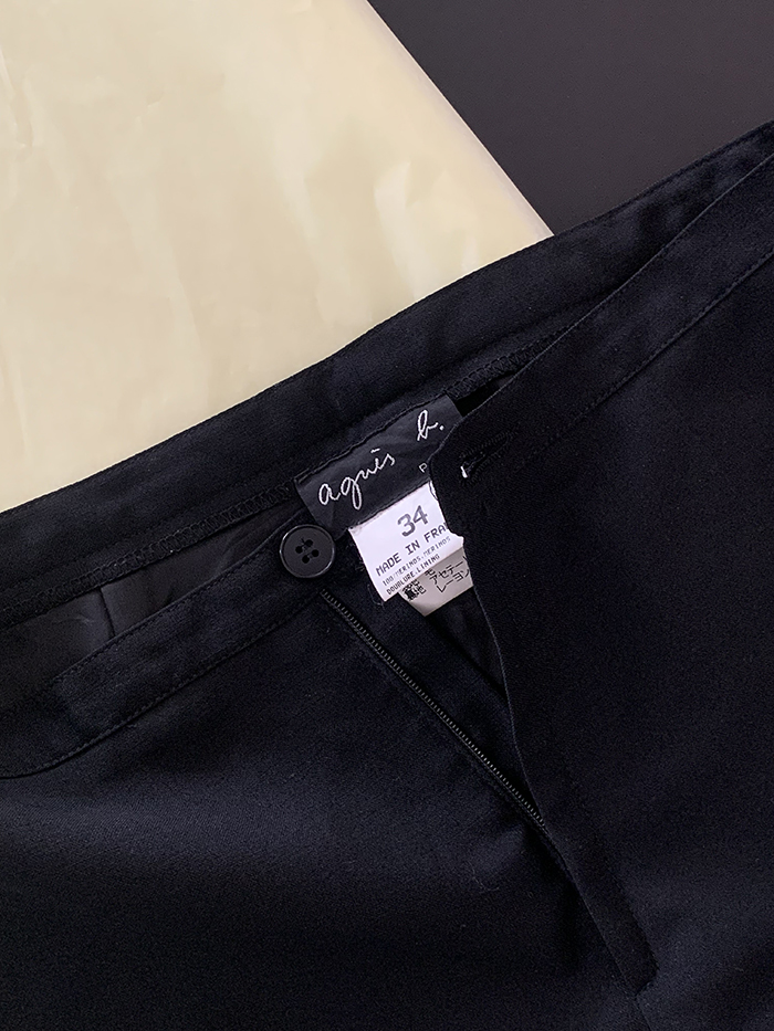 "Agnes.B" straight capri Pants / 상세사진/실측/정보해서 올리기