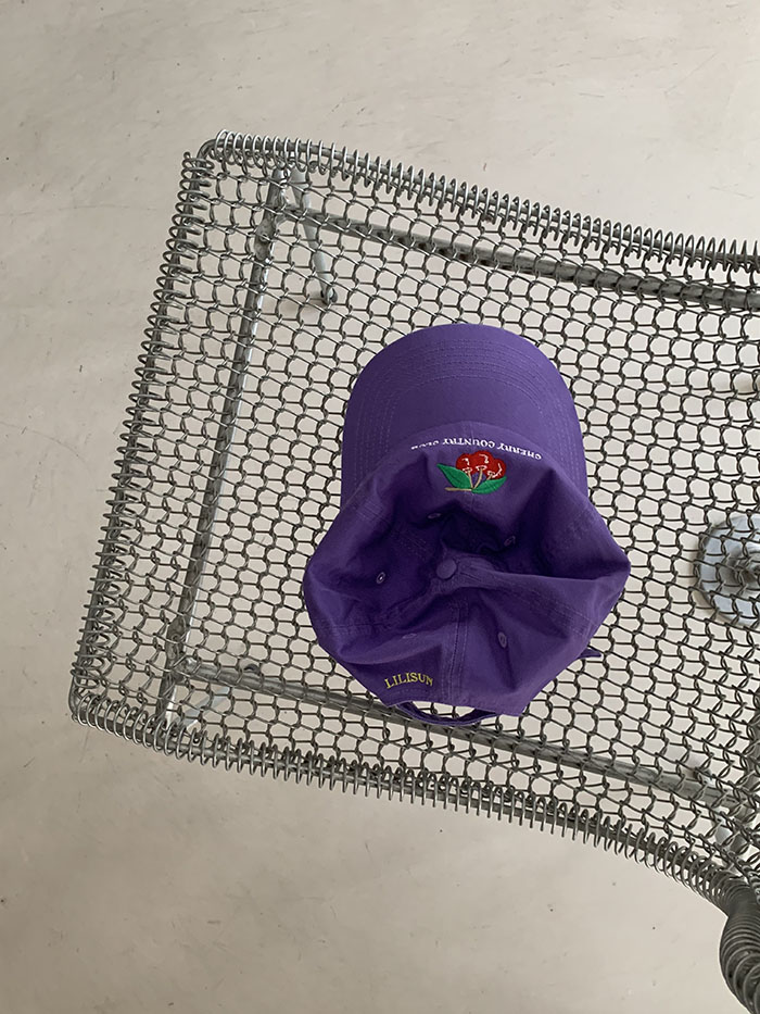 (new product) "Cherry Country Club" Cap (Lavender)