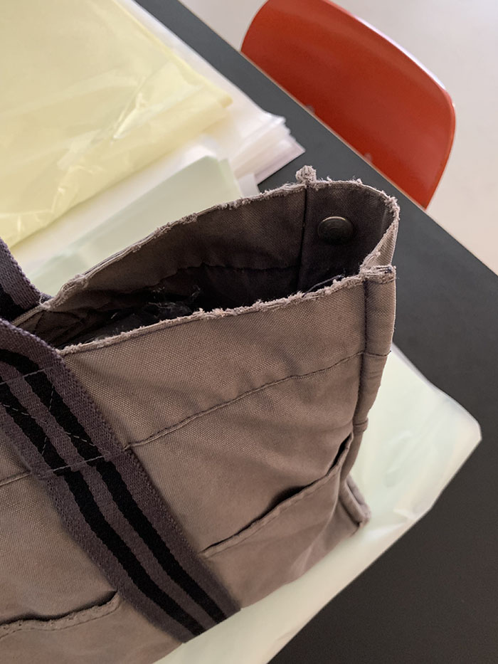 Vintage "Hermes" Fourre Tout Bag (Distressed)