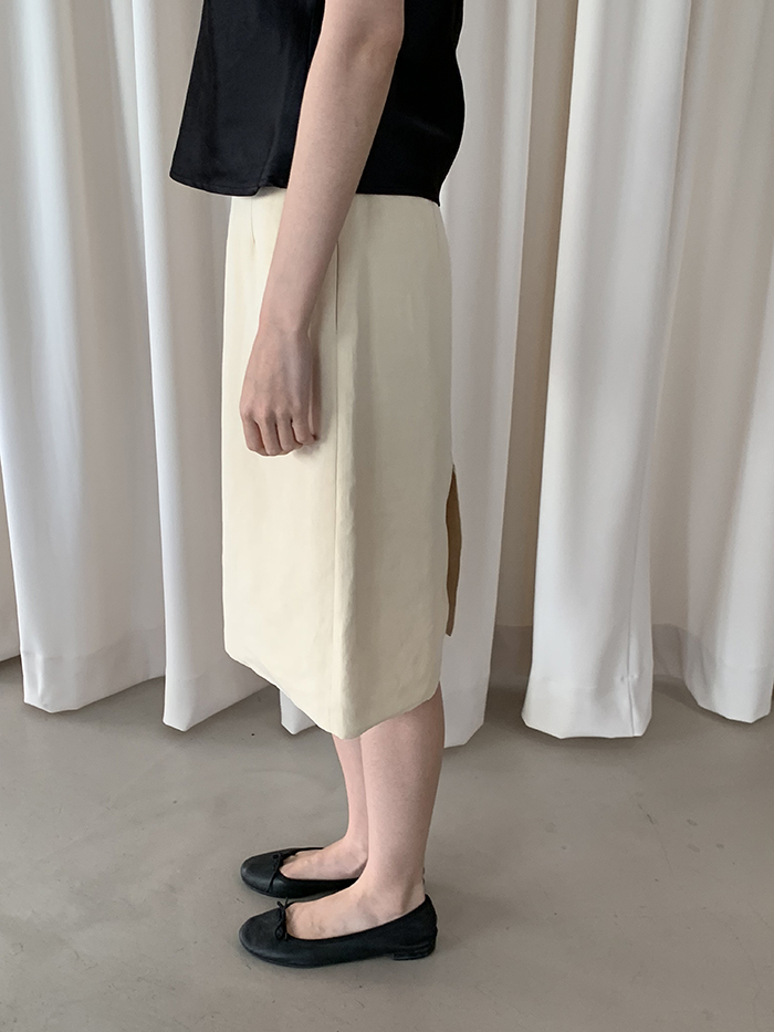 00's "Giorgio Armani" Black Skirt 복제