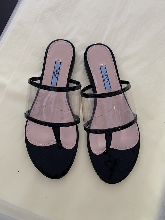 (Deadstock) 00's "PRADA Sport" Flip Flops Shoes 복제