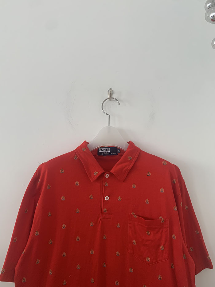 90's "Polo Ralph Lauren USA" Pique Shirt 복제