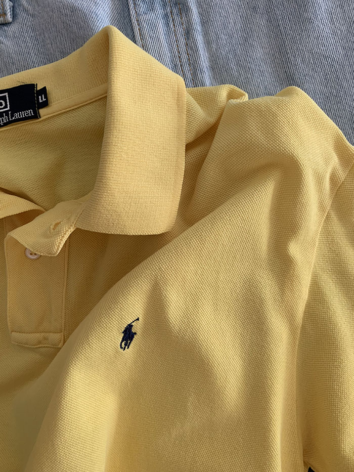 90's "Polo Ralph Lauren USA" Pique Shirt 복제