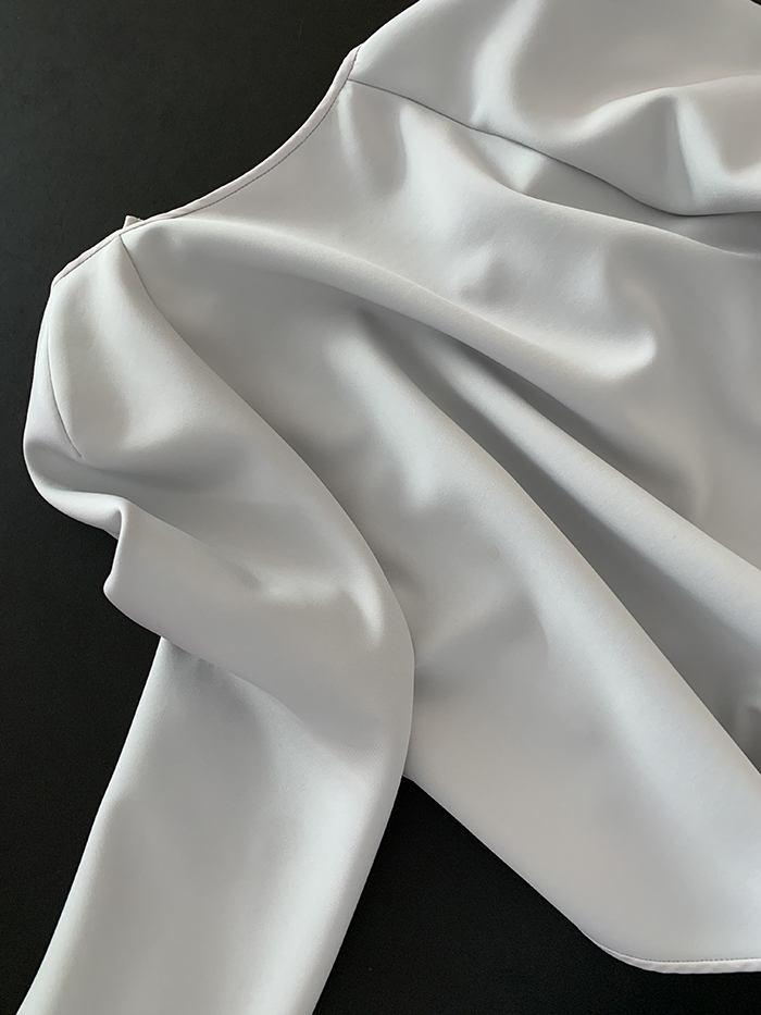00's "Armani Collezioni" linen x silk Crop Jacket 복제