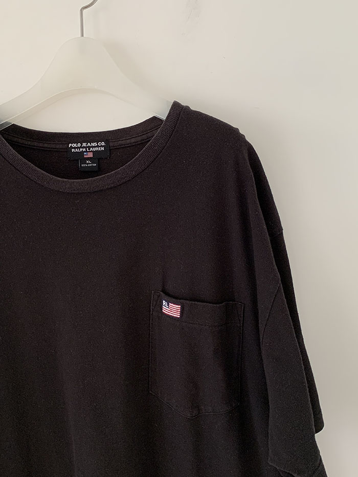 90's "Polo Ralph Lauren" cotton Pocket T-shirt 복제