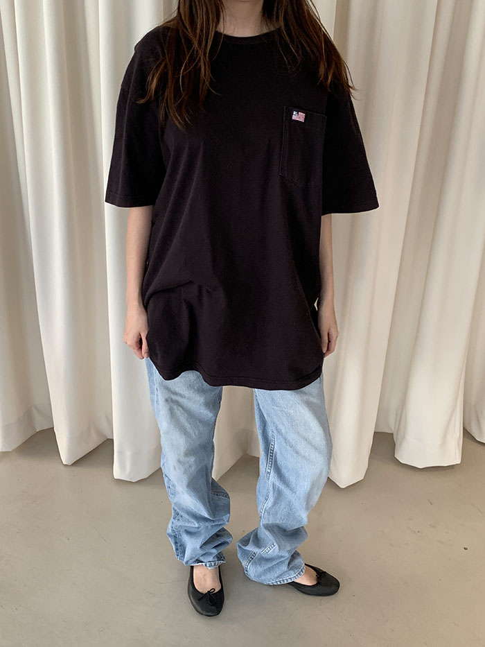 90's "Polo Ralph Lauren" cotton Pocket T-shirt 복제