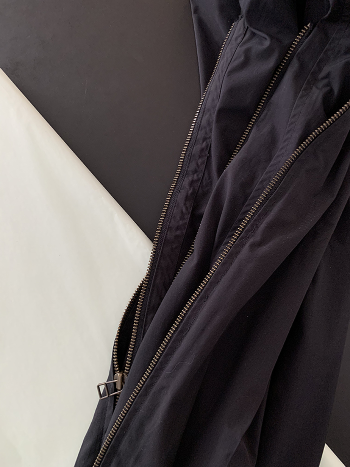 80's "ISSEY MIYAKE" side zip wide Pants (Archive)