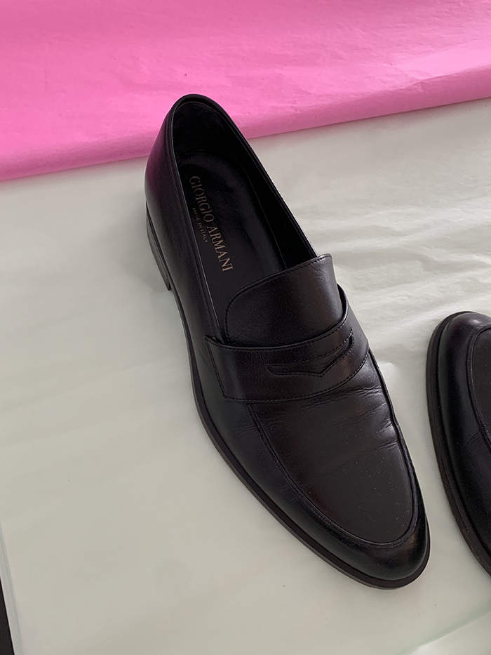 00s "Giorgio Armani" Loafer Shoes
