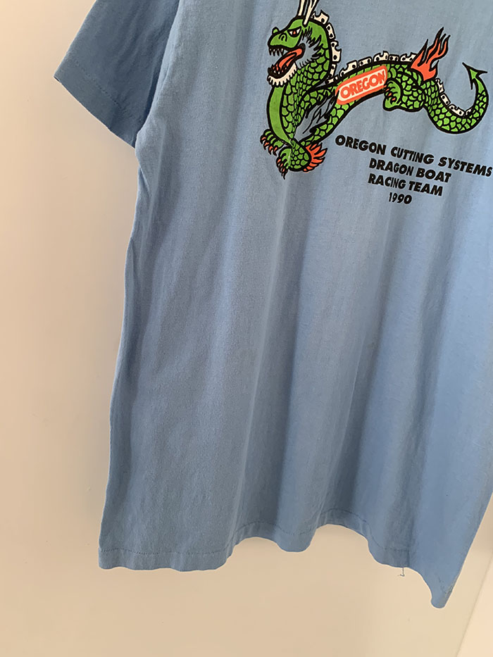 90's "RAIL ROAD" USA T-shirt 복제