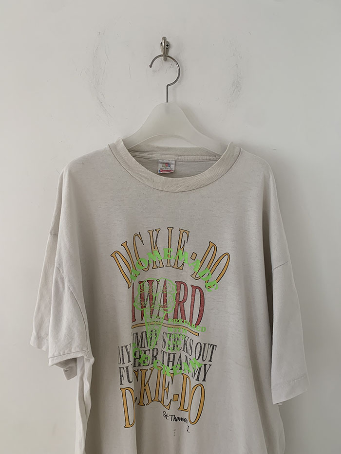 Vintage "HOMEMADE ICE CREAM" T-shirt 복제