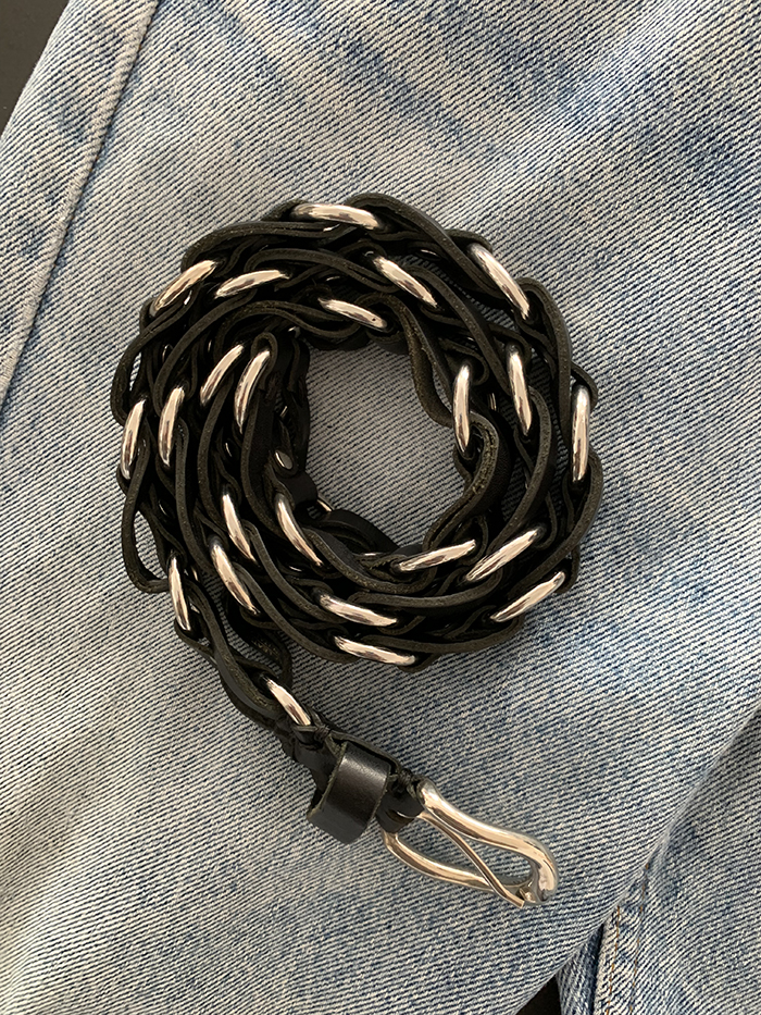 "isabel marant" Leather Belt 실측 착샷만