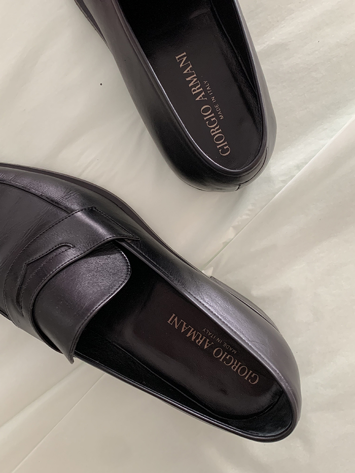 00s "Giorgio Armani" Loafer Shoes