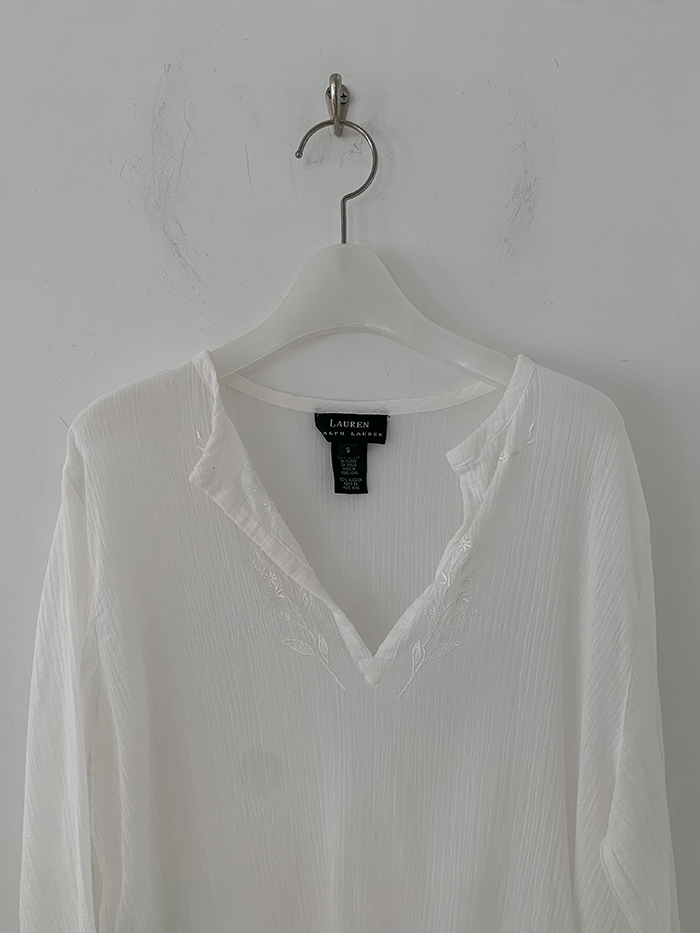 "Polo Ralph Lauren" embroidered blouse Top 복제