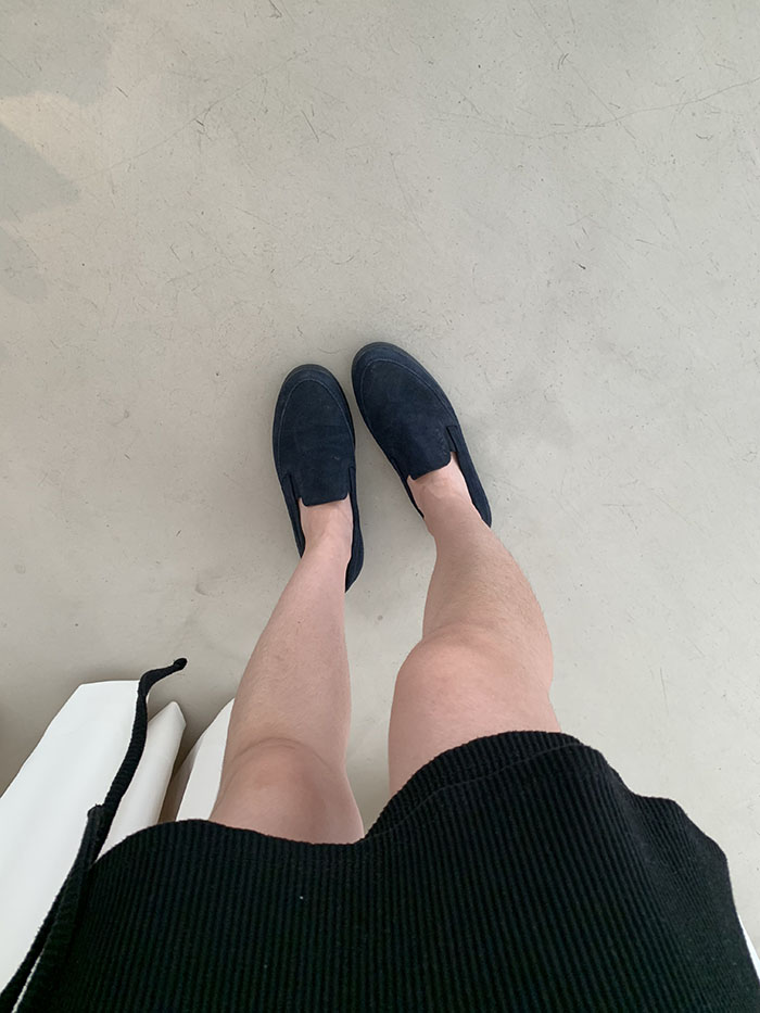 00's "PRADA" Velcro Slip-on Shoes