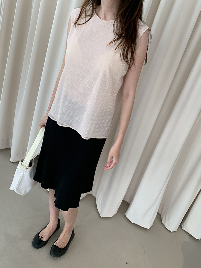 2011's "PRADA" Cotton Blouse Top 복제