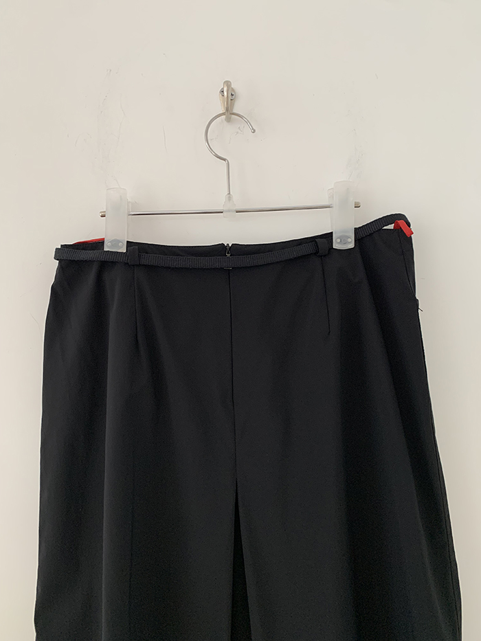 00's "PRADA" linen Skirt 복제
