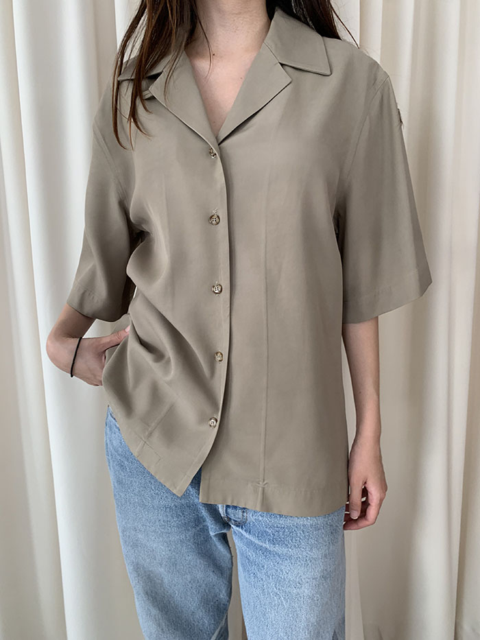 "Deveaux New York" Cotton Blouse 복제 복제