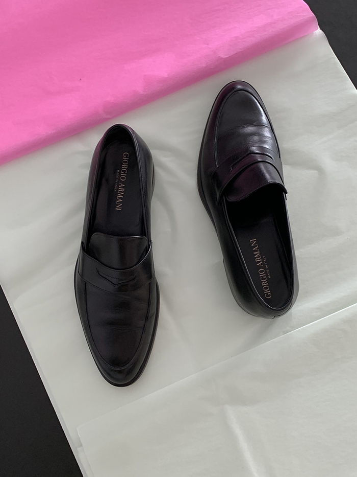 00s "Giorgio Armani" Loafer Shoes