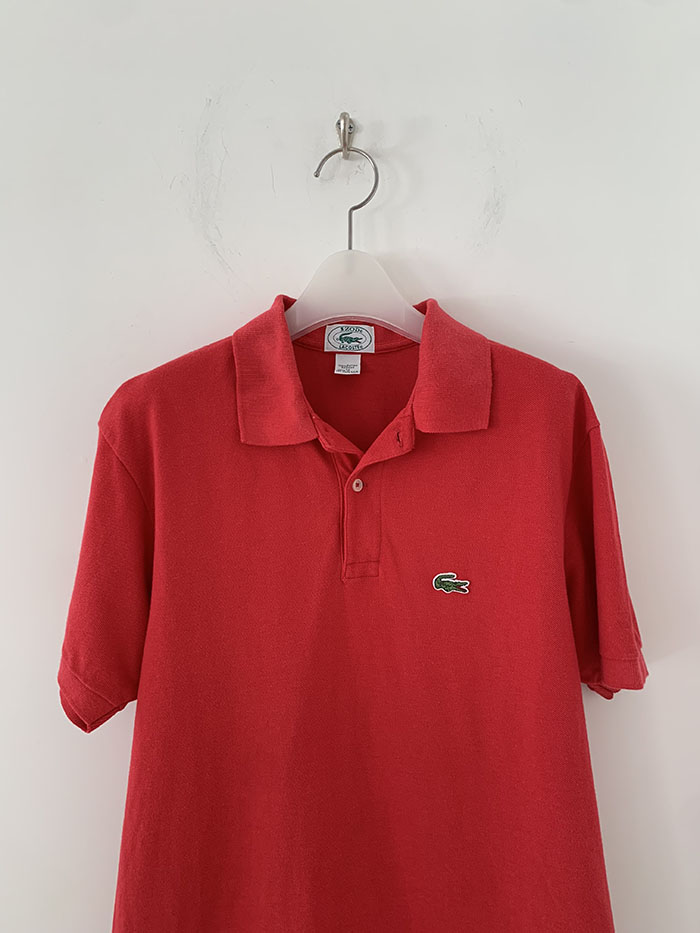 80's "Lacoste" USA Cotton Pique Shirt